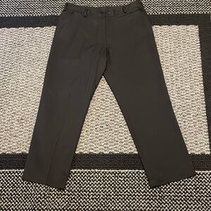 Nike Golf Dri-Fit Black Performance Pants Men’s Size 35 Classic Athletic Casual